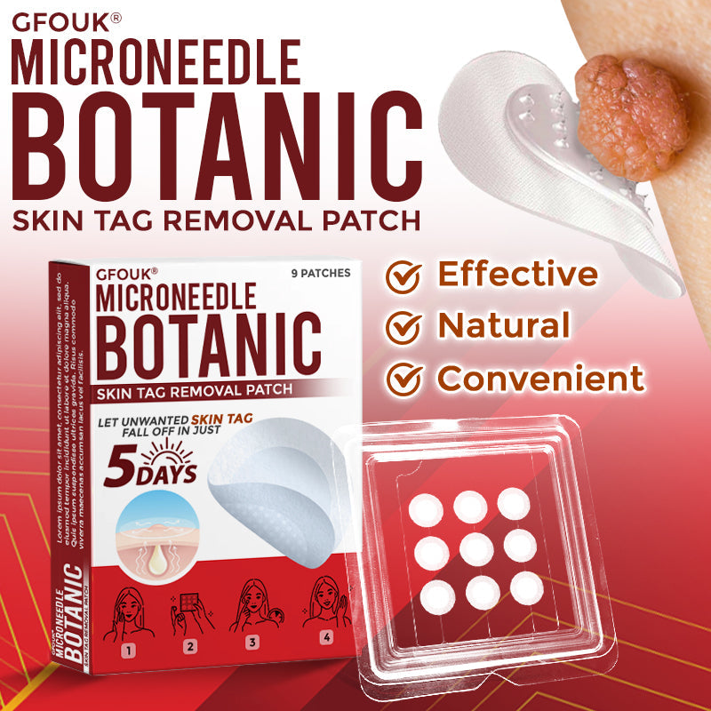 🌈GFOUK® MicroNeedle Botanic Skin Tag Removal Patch 🇺🇸 Made in the USA